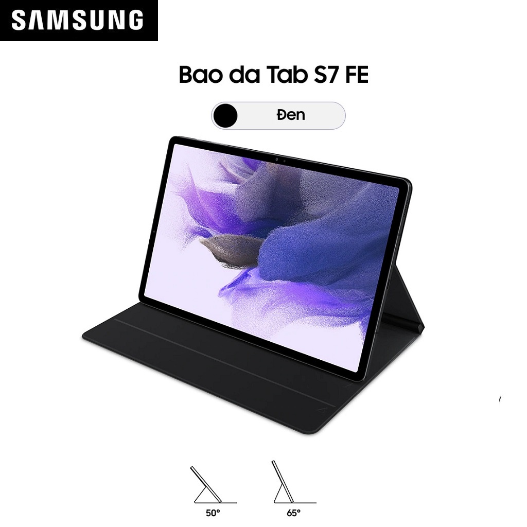 Bao da Samsung Galaxy Tab S7+| S7 FE| S8+ (12.4 in) Book Cover (EF-BT730) - Hàng Chính Hãng