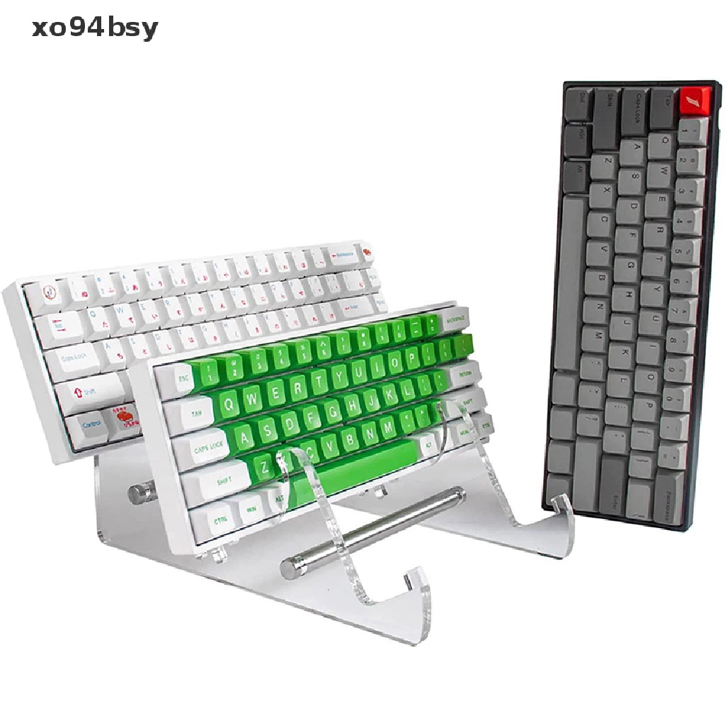 Kệ Trưng Bày Bàn Phím Máy Tính 3 Tầng Bằng Acrylic Trong Suốt xo94bsy