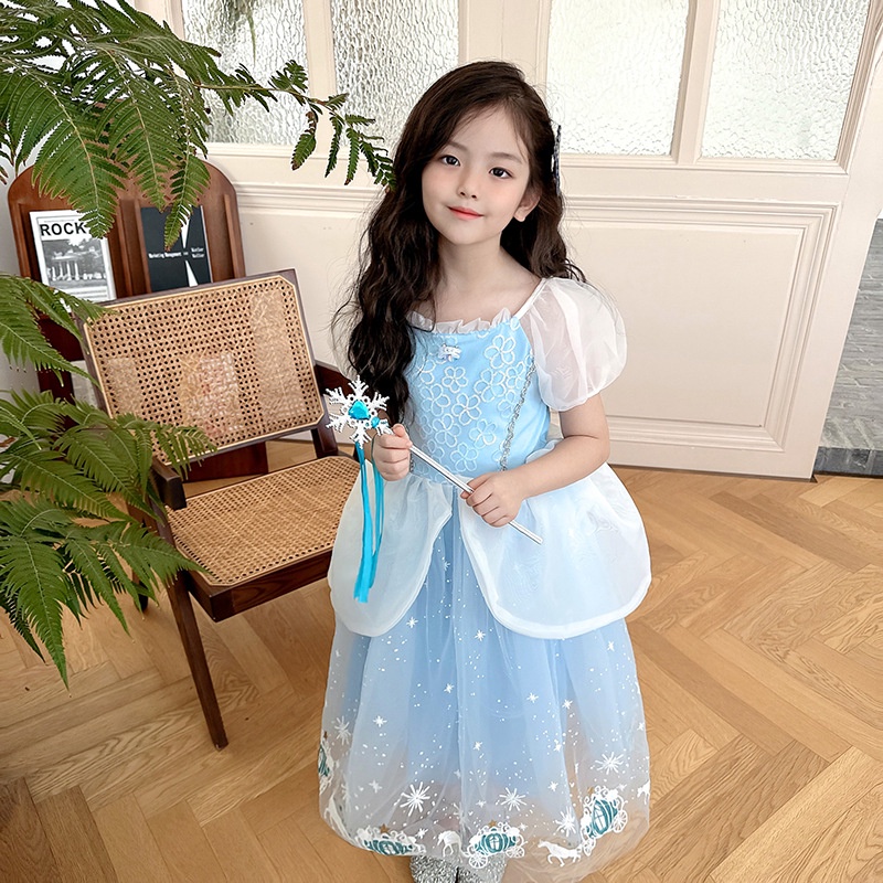 Đầm Hóa Trang Công Chúa Lọ Lem LXAA C16 Sang Trọng Cho Bé Gái