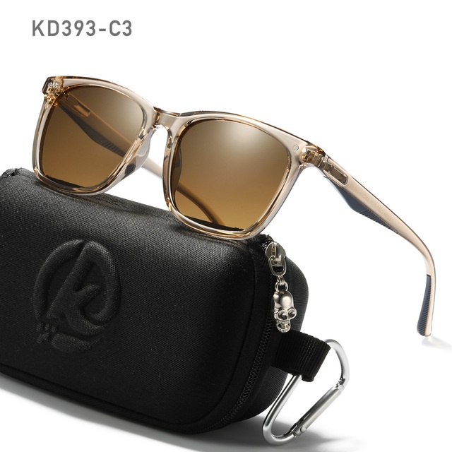 Kính Mát Phân Cực Gọng Vuông TR90 Bằng Thép Không Gỉ Cho Nam