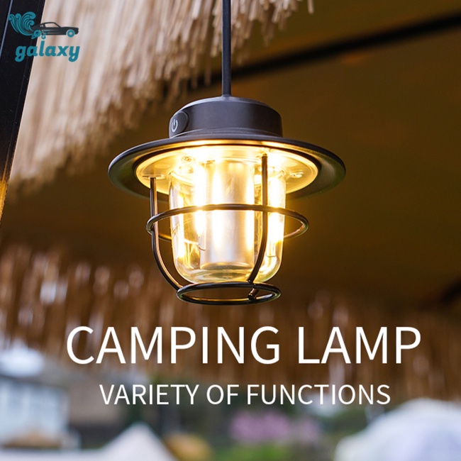 Galaxy Đèn Led Usb Phong Cách Retro Có Tay Cầm Tiện Dụng Mang Theo Du Lịch Cắm Trại