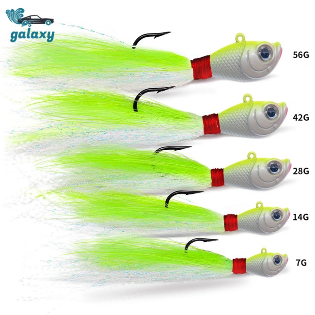 Galaxy Mồi Giả Nhử Cá 7g / 14g / 28g / 42g / 56g Bằng Nhựa Gắn Kèm Móc Câu