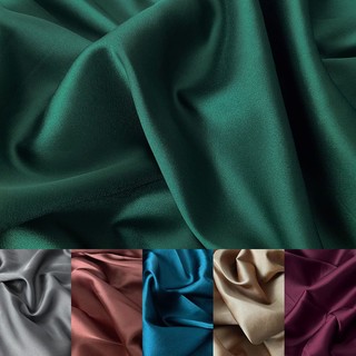 Vải satin lụa satin mỏng dùng may áo đầm sang trọng
