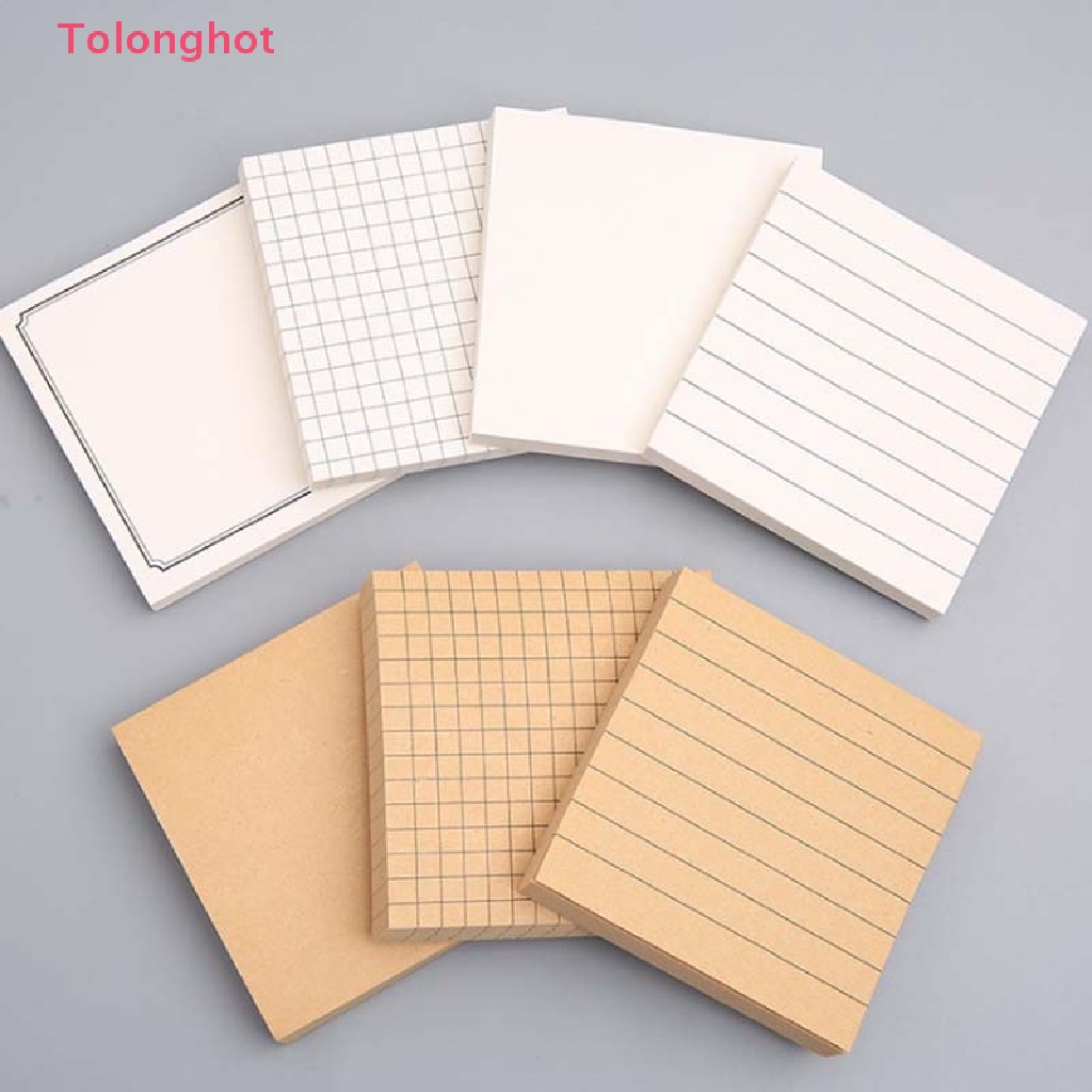 Giấy Dán Ghi Chú Họa Tiết Kẻ Ô Trắng Đen Tiện Dụng Cho Trường Học / Văn Phòng