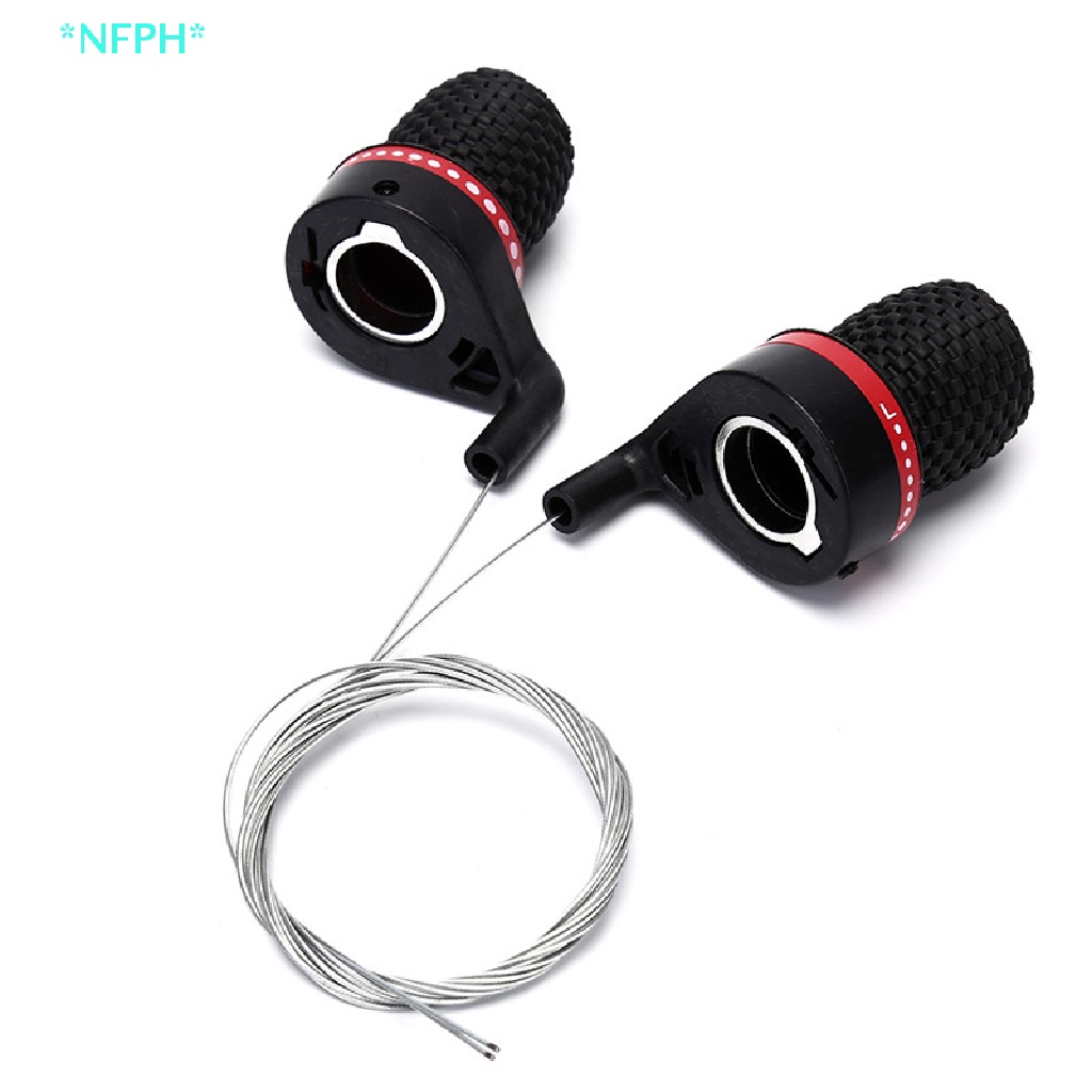 1 Cặp Cần Gạt Số Xe Đạp Dạng Xoắn Ốc Mới