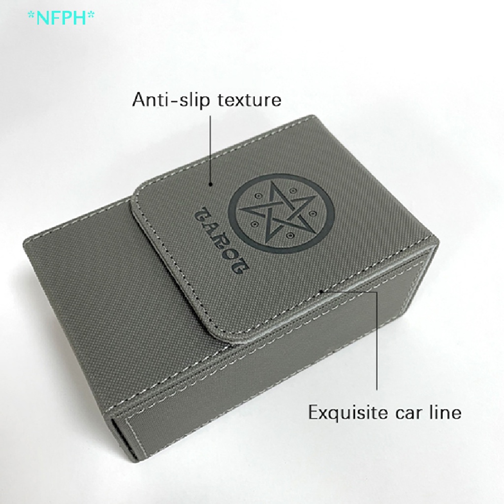 Hộp Đựng Bài Tarot Hai Ngăn Bằng Da PU Mới