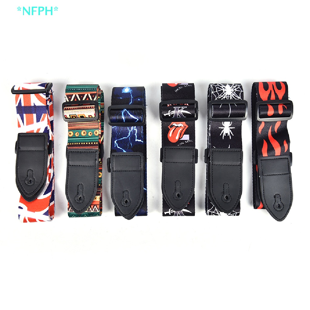 Dây Đeo Nylon Nhiều Màu Sắc Chuyên Dụng Cho Đàn Guitar Điện / Guitar Bass Mới