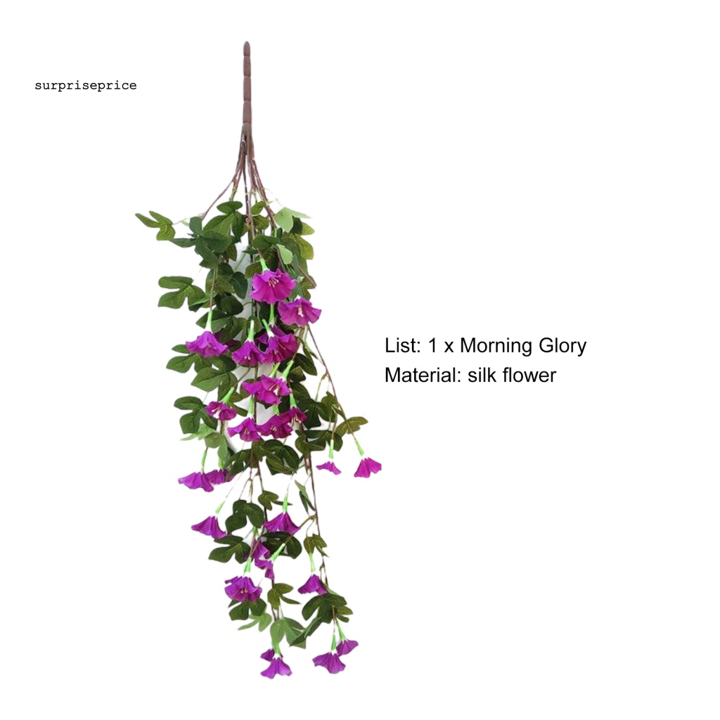 1 Bó Hoa Giả Bằng Lụa Treo Tường Trang Trí Không Phai Màu