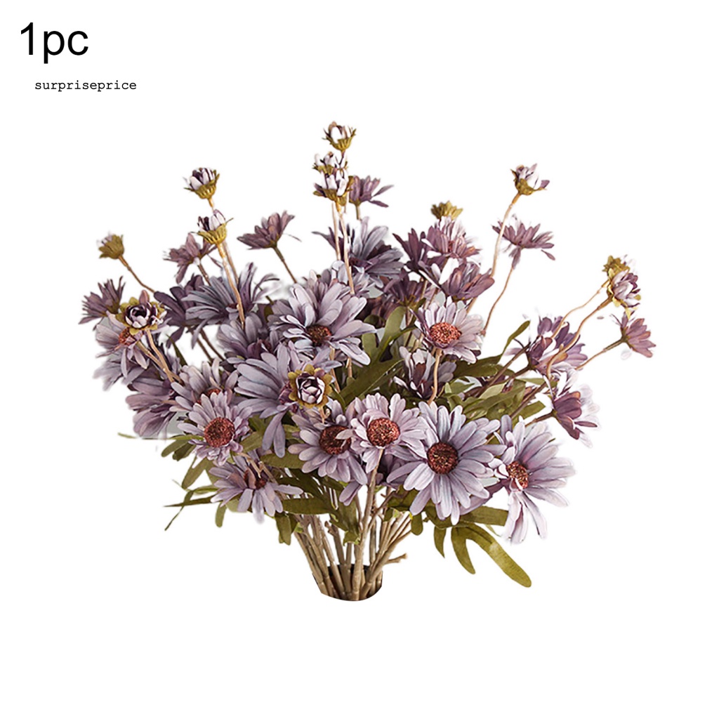 1 Bó Hoa Cúc Nhân Tạo Dùng Cho Trang Trí Văn Phòng, Tiệc Cưới