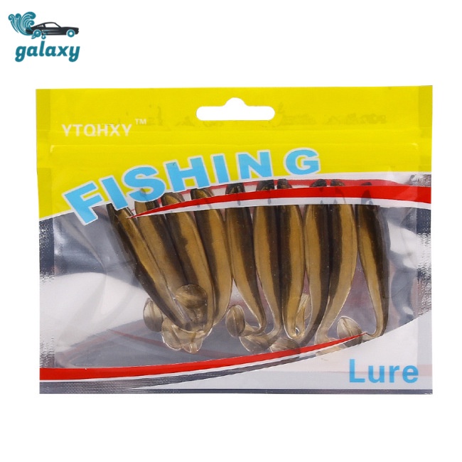 Galaxy Bộ 10 Mồi Câu Cá Hình Chữ T 5.5cm / 1.6g
