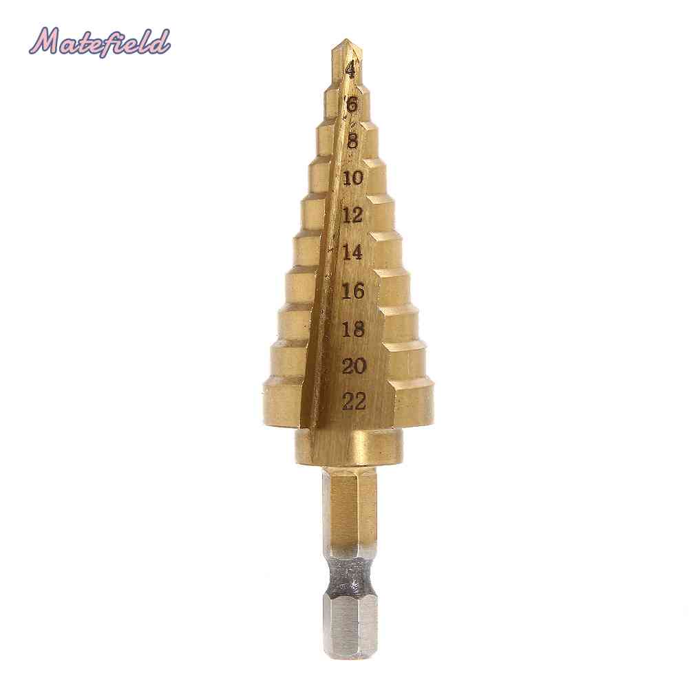 Mũi Khoan Lỗ 4-22MM HSS 4241 Bằng Titan