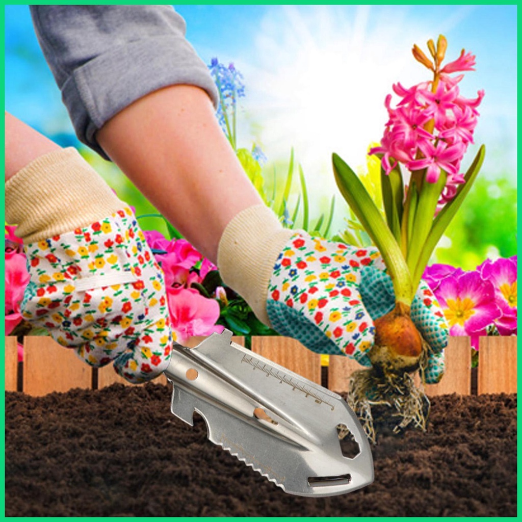 Xẻng Làm Vườn Đa Năng Bằng Thép Chịu Được Sức Nặng