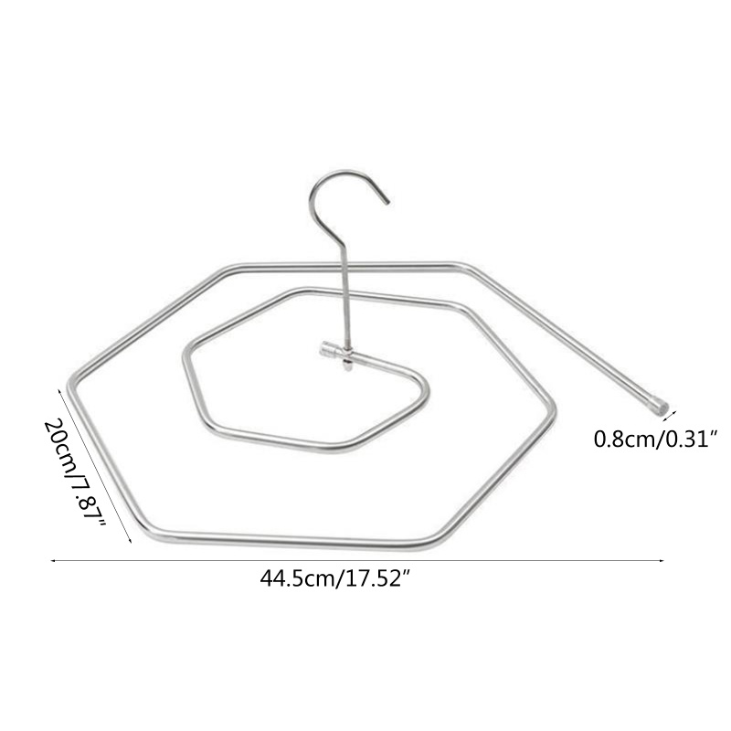 Móc Phơi Chăn Mền Dạng Xoắn Ốc Bằng Thép Không Gỉ