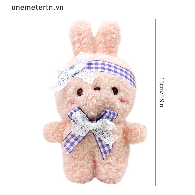 Móc Khóa Thỏ Nhồi Bông Xinh Xắn Dễ Thương