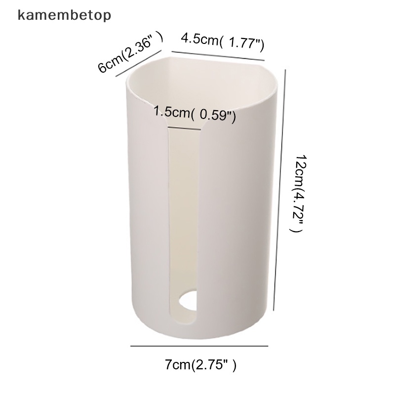 Giá Đỡ Túi Đựng Rác Gắn Tường Bằng Nhựa Không Cần Đóng Đinh Tiện Dụng Cho Nhà Bếp / Phòng Tắm