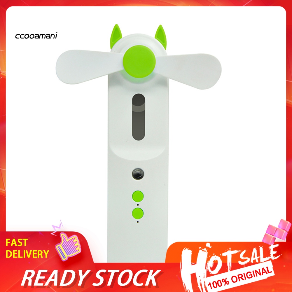 Quạt Phun Sương Làm Mát Mini Cầm Tay 30ml Có Thể Sạc Lại Bằng Cổng USB