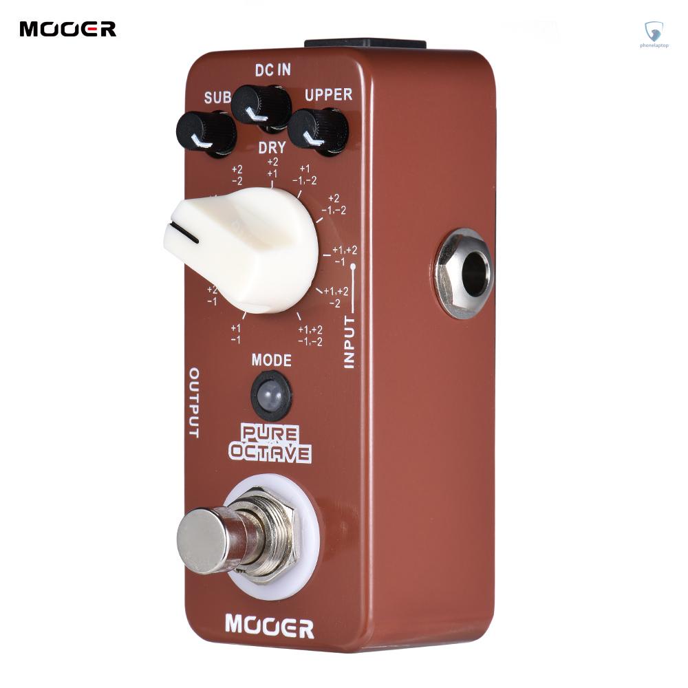 Bàn Đạp Hiệu Ứng Đàn Guitar MOOER 11 Chế Độ Octave Vỏ Kim Loại