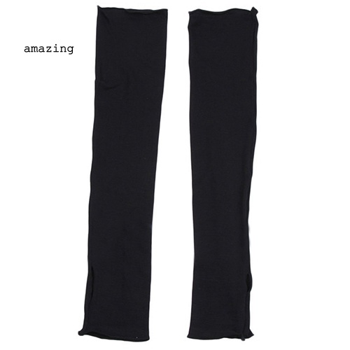 Găng Tay Cotton Dài Hở Ngón Giữ Ấm Thời Trang Cho Nữ