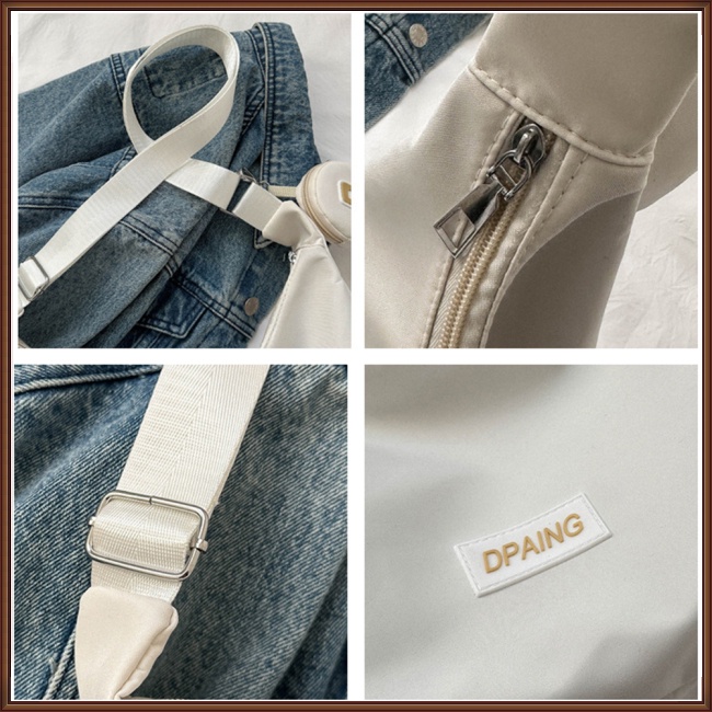 Túi Đeo Vai Màu Sắc Thời Trang Sức Chứa Lớn Cho Nữ