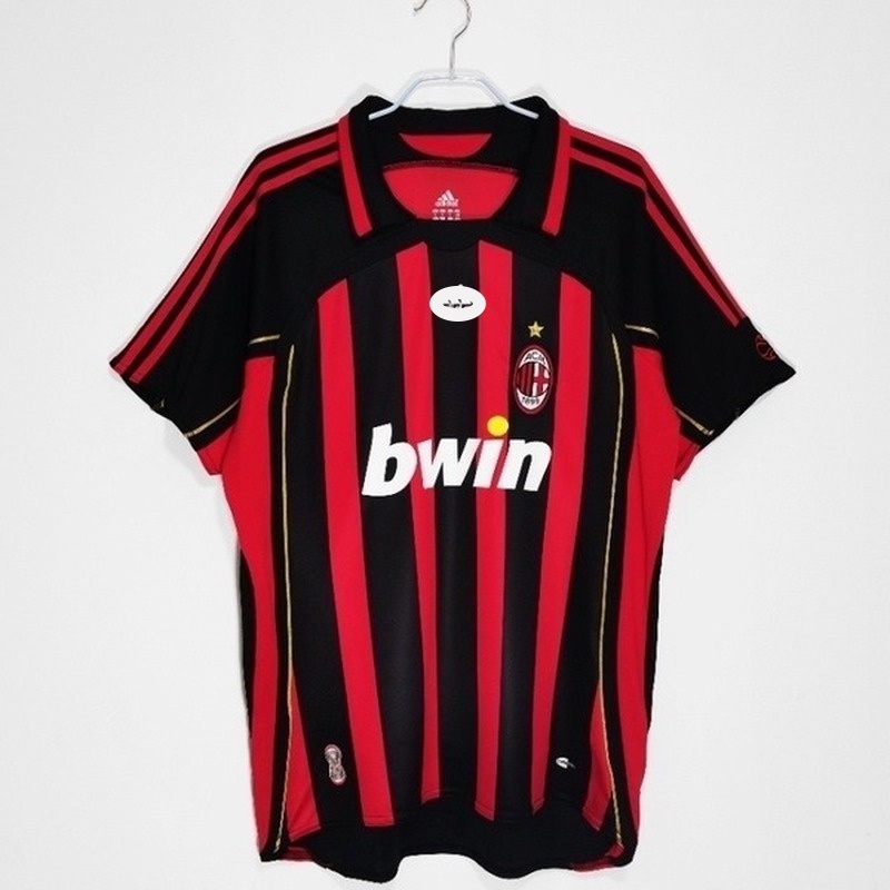 Áo Bóng Đá Ngắn Tay Đội Tuyển AC Milan S-XXL Mùa Giải 2006 / 07