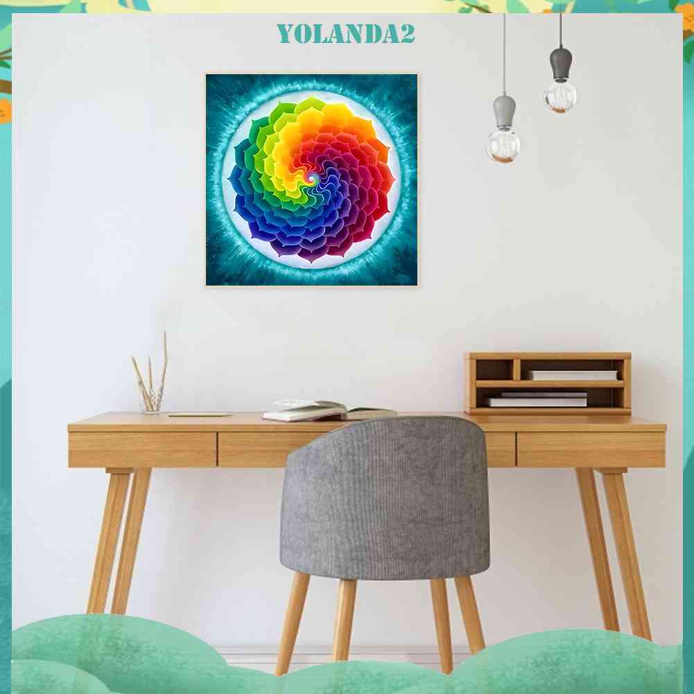 Tranh Đính Đá Kim Cương Toàn Bộ 5D DIY Hình Vẽ Trừu Tượng Trang Trí Nhà Cửa