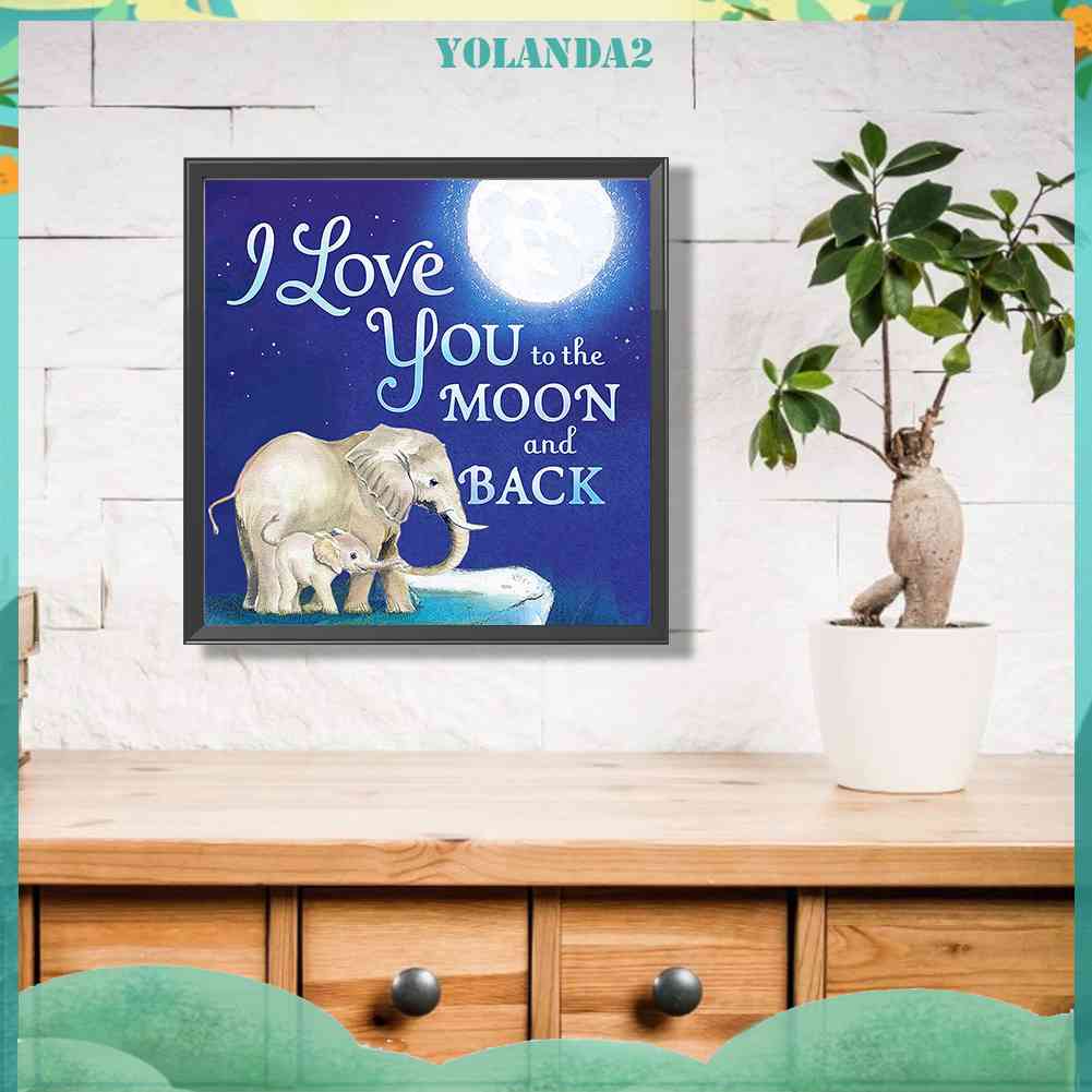 Bộ Tranh Đính Đá 5D Tự Làm Toàn Diện Họa Tiết Mẹ Và Con Trai