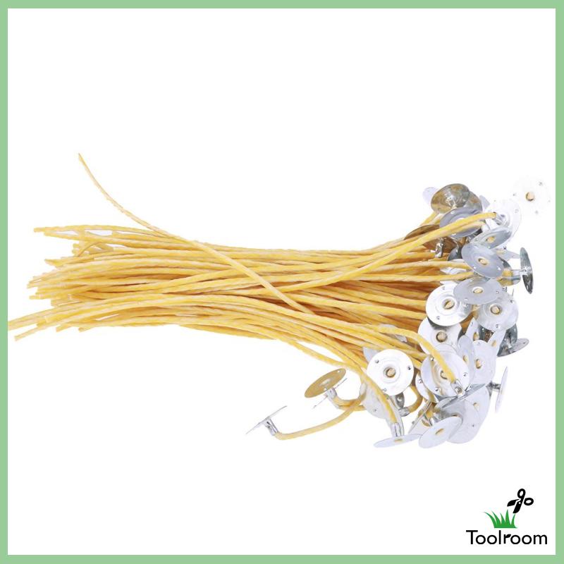 Bộ 50 Dây Bấc Làm Nến Sáp Ong 20cm DIY