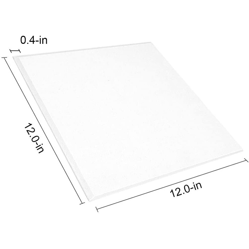 Set 12 Tấm Bảng Điều Khiển Âm Thanh Màu Trắng Mật Độ Cao Trang Trí Tường Và Acoustic