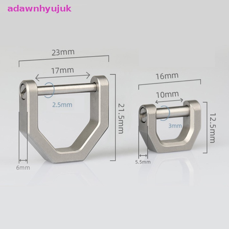Ổ Khóa Mini Đa Năng Hình Chữ D Bằng Titan Cho Xe Hơi