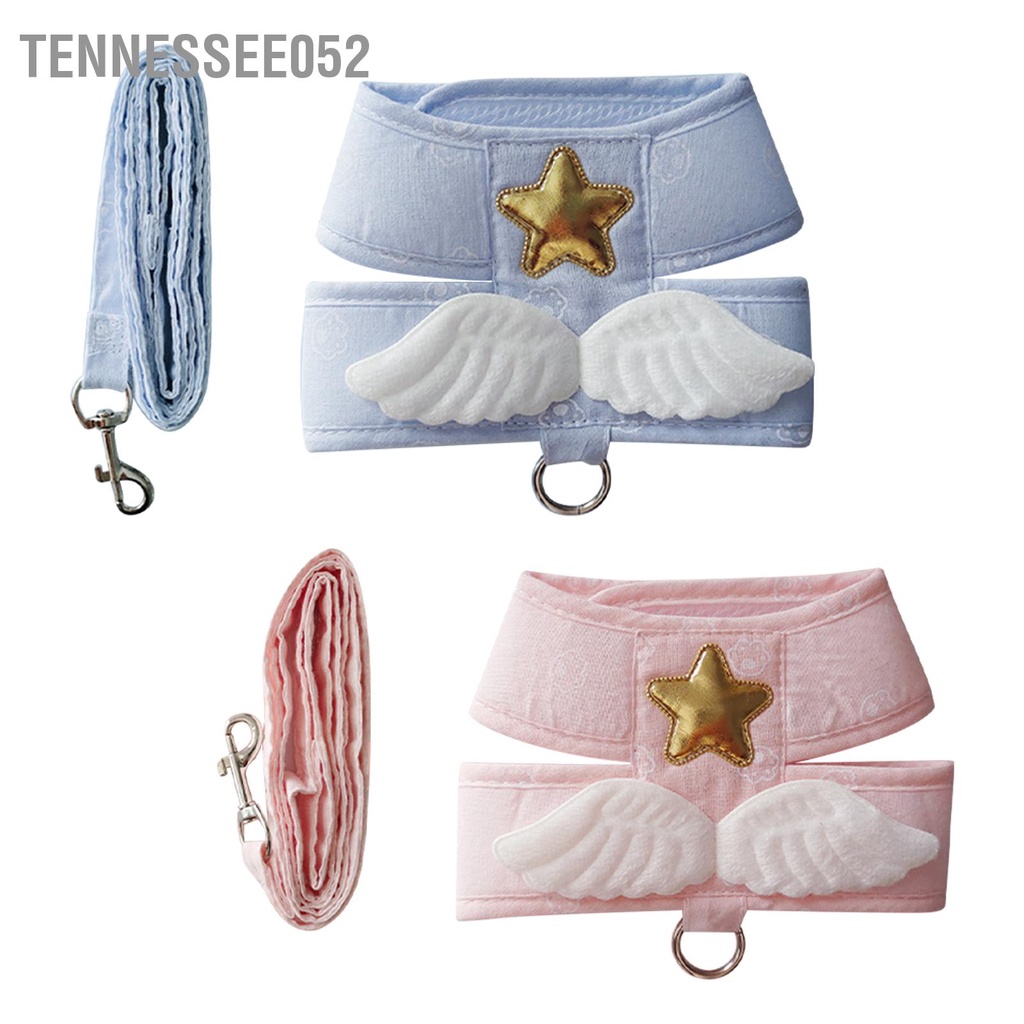 Tennessee052 Mèo Dây Xích Có Thể Điều Chỉnh 4 Mùa Đa Năng Dễ Thương Đôi Cánh Thiên Thần Áo Với Lực Kéo 1.5M Cho Con
