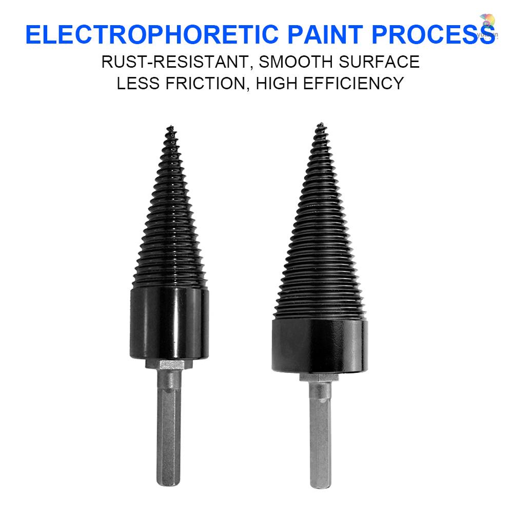 Mũi Khoan Gỗ Hình Nón / Vuông / Tròn / Lục Giác 32mm Với 3 Mũi Có Thể Tháo Rời