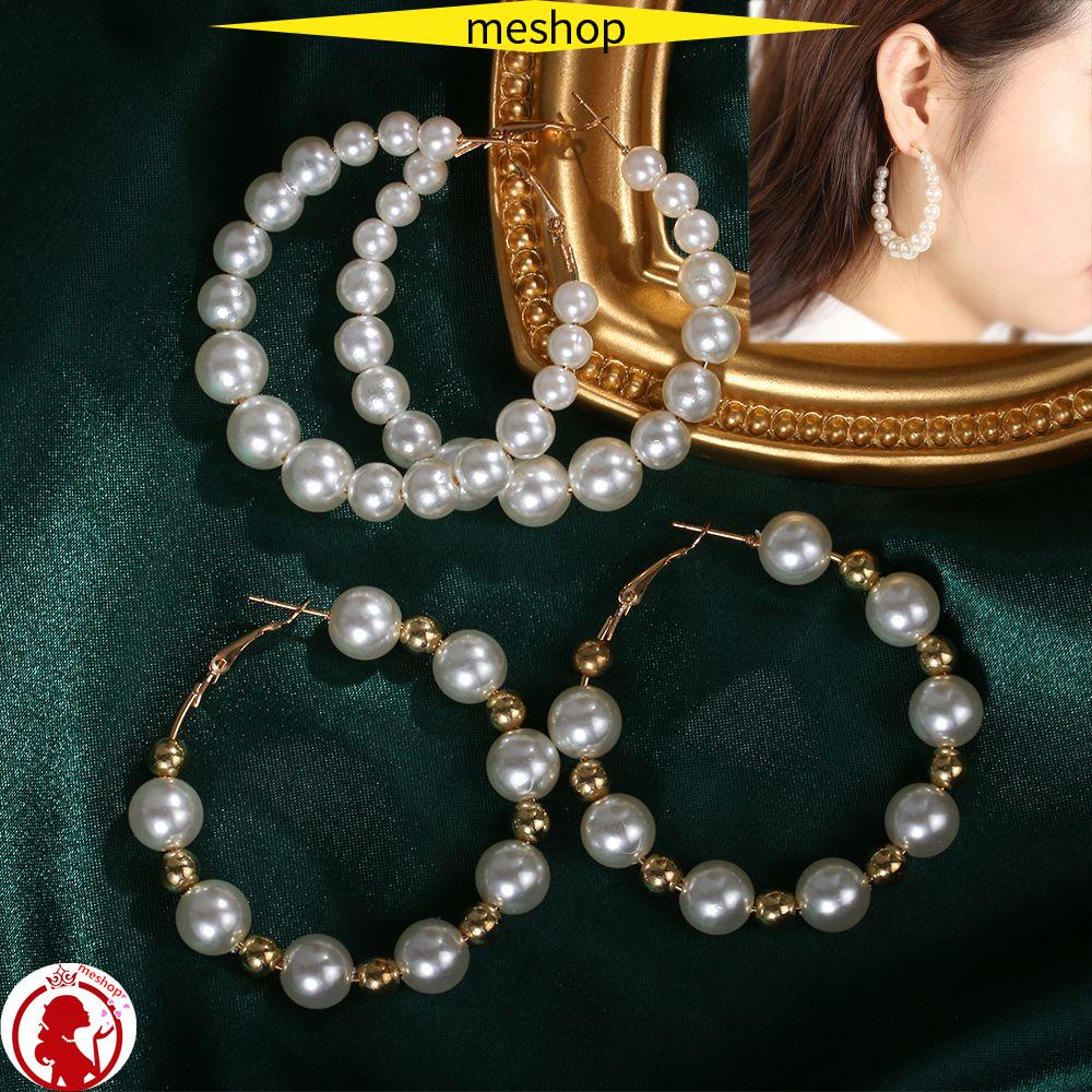 Bông Tai Hình Tròn Lớn Thời Trang Dành Cho Nữ