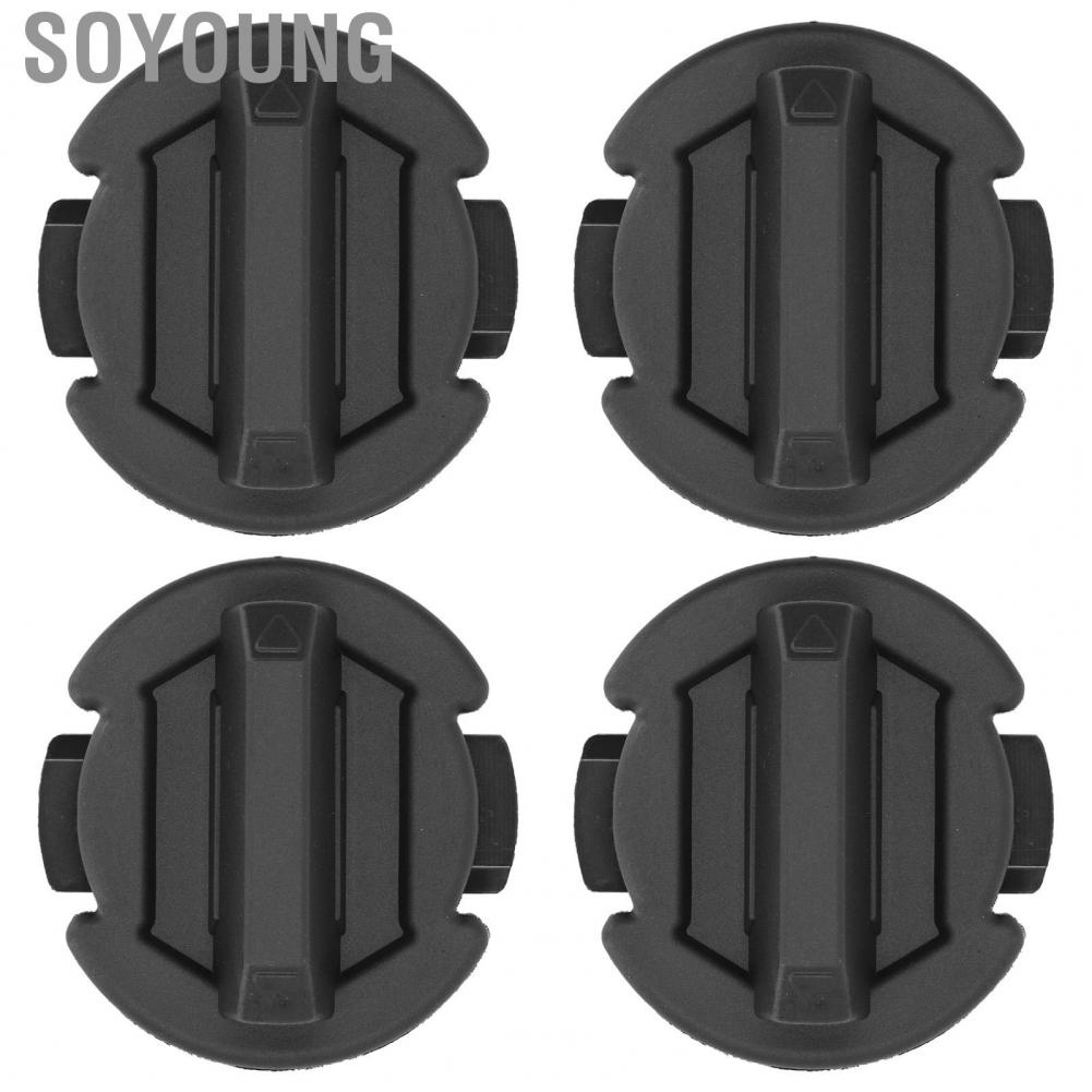 Soyoung Floor Drain Plug  4PCs Floor Drain Plug Twist Seal Great Sealing Long Lifespan Rust Resistant  for UTV
