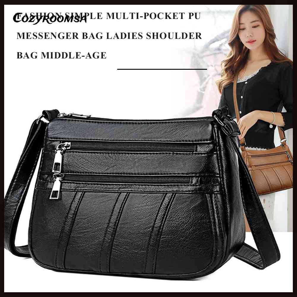 Túi Xách Da PU Nhiều Ngăn Thời Trang Cho Nữ