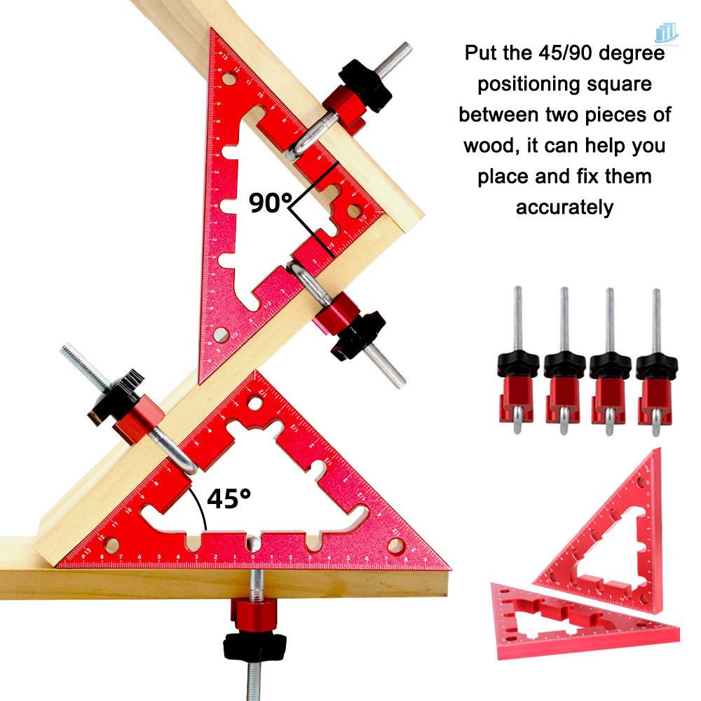 Kẹp Góc Phải Định Vị Bằng Hợp Kim Nhôm 150x150mm 150x150mm Cho Chế Biến Gỗ s2mwvn