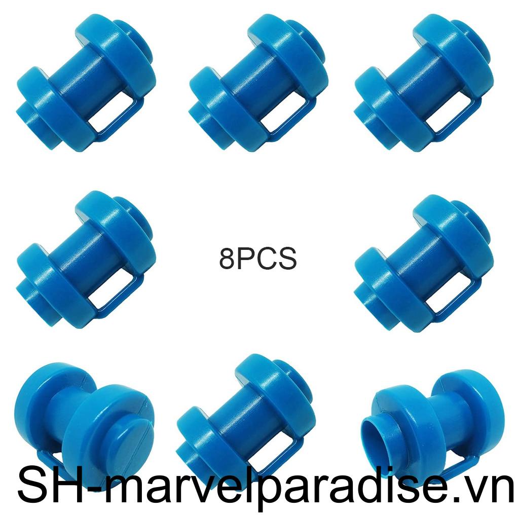 Set 8 Nắp Đậy Tháo Rời Được 2 5cm Bảo Vệ Ống Nước Thể Thao Ngoài Trời