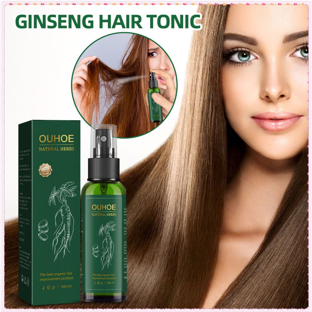 Chai Xịt Thảo Dược Tự Nhiên OUHOE Kích Thích Mọc Tóc Và Chống Rụng Tóc Hiệu Quả