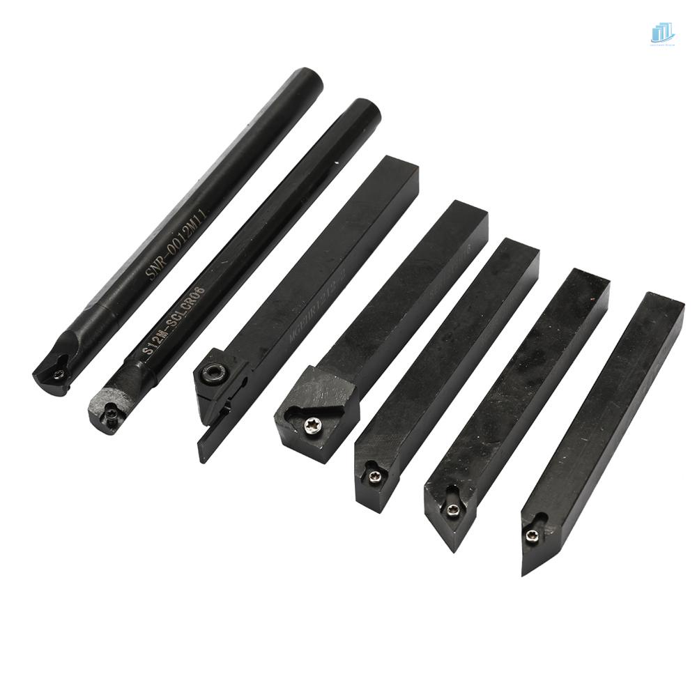 Bộ 7 Dụng Cụ Hỗ Trợ Cho Máy Tiện (s2mwvn) 12mm Bằng Thép Tungsten