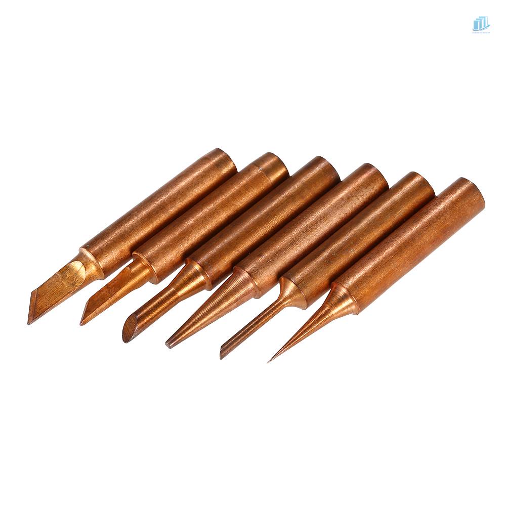 Bộ 6 Đầu Hàn Bằng Đồng Thau 900M-T Chuyên Dụng Sửa Chữa