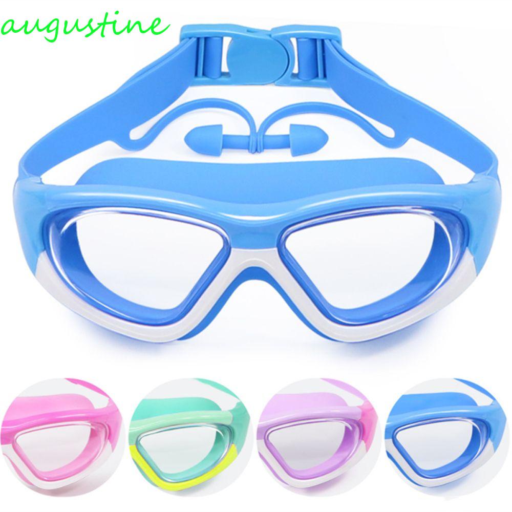 Kính Bơi Chuyên Nghiệp Bằng Silicone Chống Thấm Nước Dành Cho Bé Gái