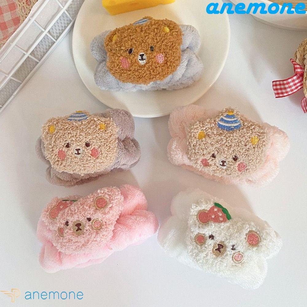 Băng Đeo Cổ Tay Bằng Lông Cừu San Hô Thấm Hút Nước Chống Nước Dễ Thương