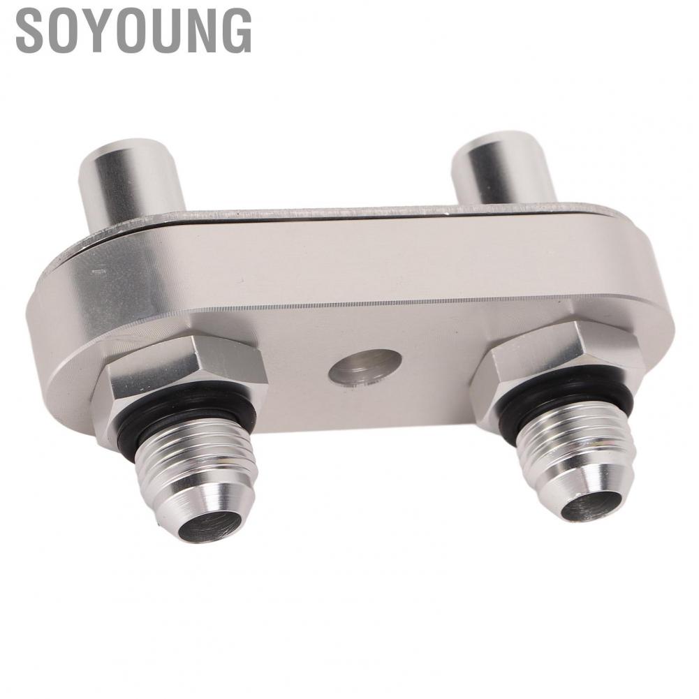 Soyoung 551121 8AN  Auto Transmissions Parts Wearproof Professional  Rust Transmission Cooler Line Adapter  with 8AN Fitting for 6L80E 6L90E 8L90E Trans