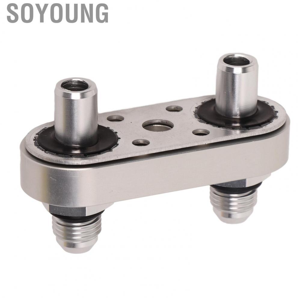 Soyoung 551121 8AN  Auto Transmissions Parts Wearproof Professional  Rust Transmission Cooler Line Adapter  with 8AN Fitting for 6L80E 6L90E 8L90E Trans