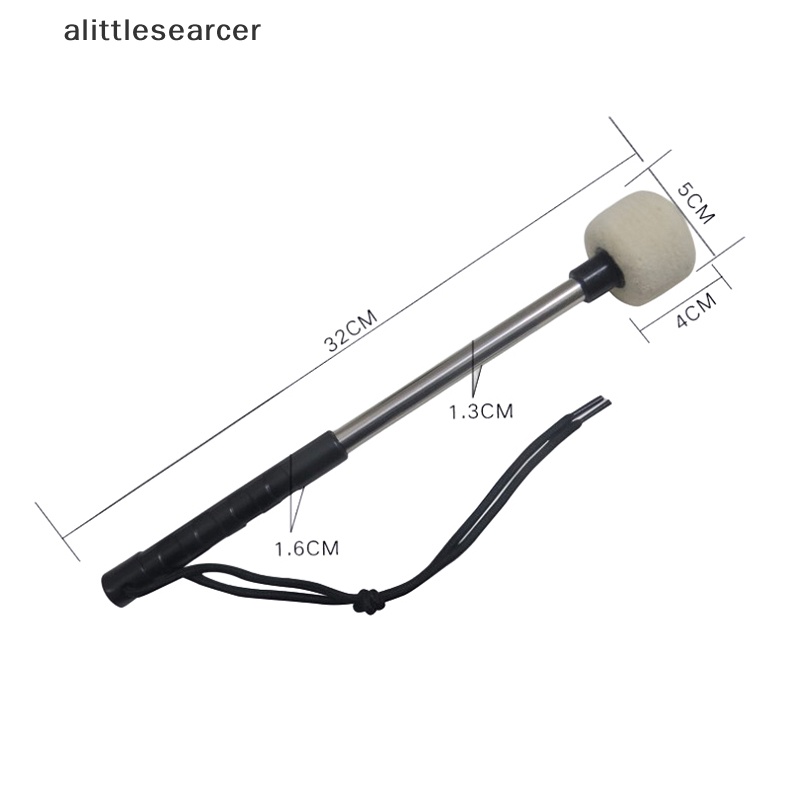 1 Dùi Trống Bass Đầu Nỉ Tay Cầm Bằng Thép Không Gỉ