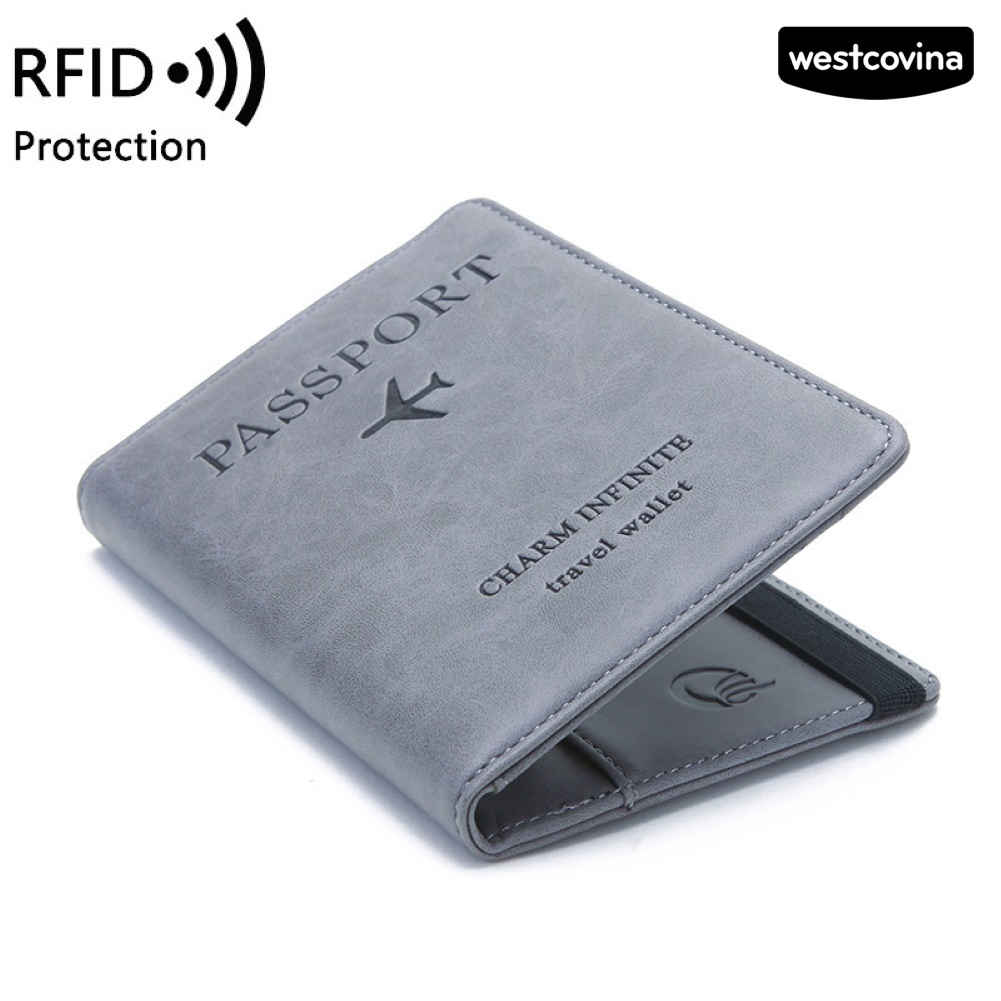 [COD]♪Ốp Bọc Hộ Chiếu Giả Da Tiện Lợi