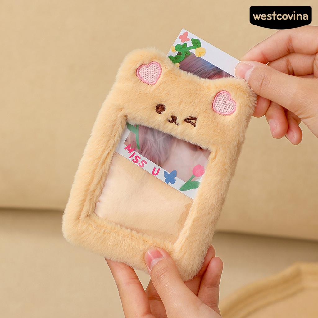 [COD]♪Ví Đựng Thẻ ID Bằng Vải Bông Nhiều Màu Sắc Dễ Thương