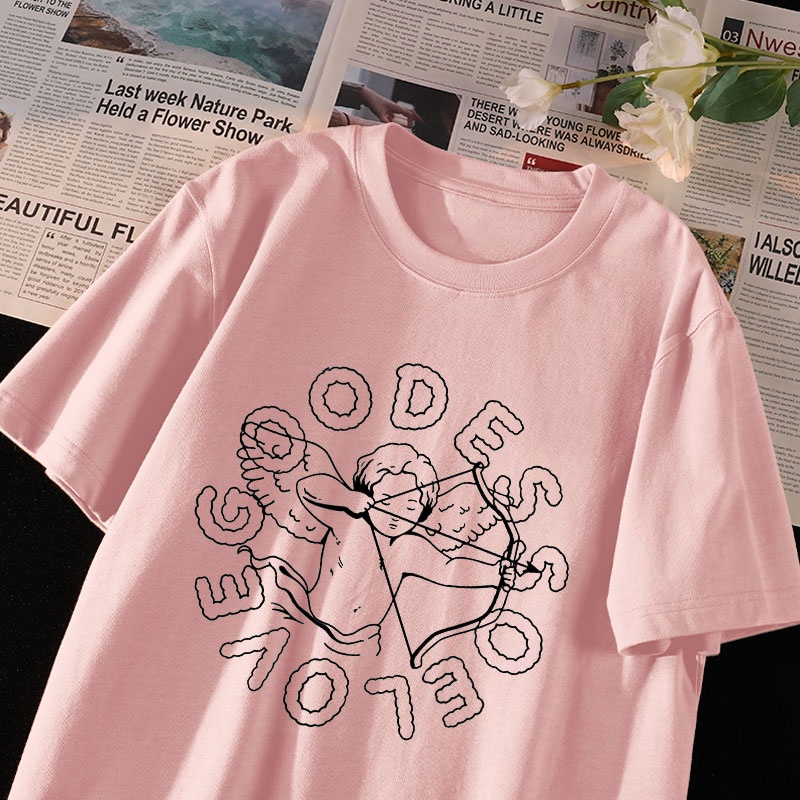 Áo Thun Unisex 100% Cotton Nguyên Chất Ngắn Tay Phong Cách Hàn Quốc Mới NRVP 2023