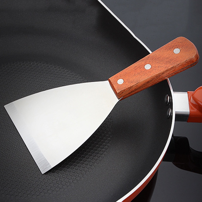 Xẻng Xúc Bánh &amp; Pizza Nướng BBQ Bằng Thép Không Gỉ