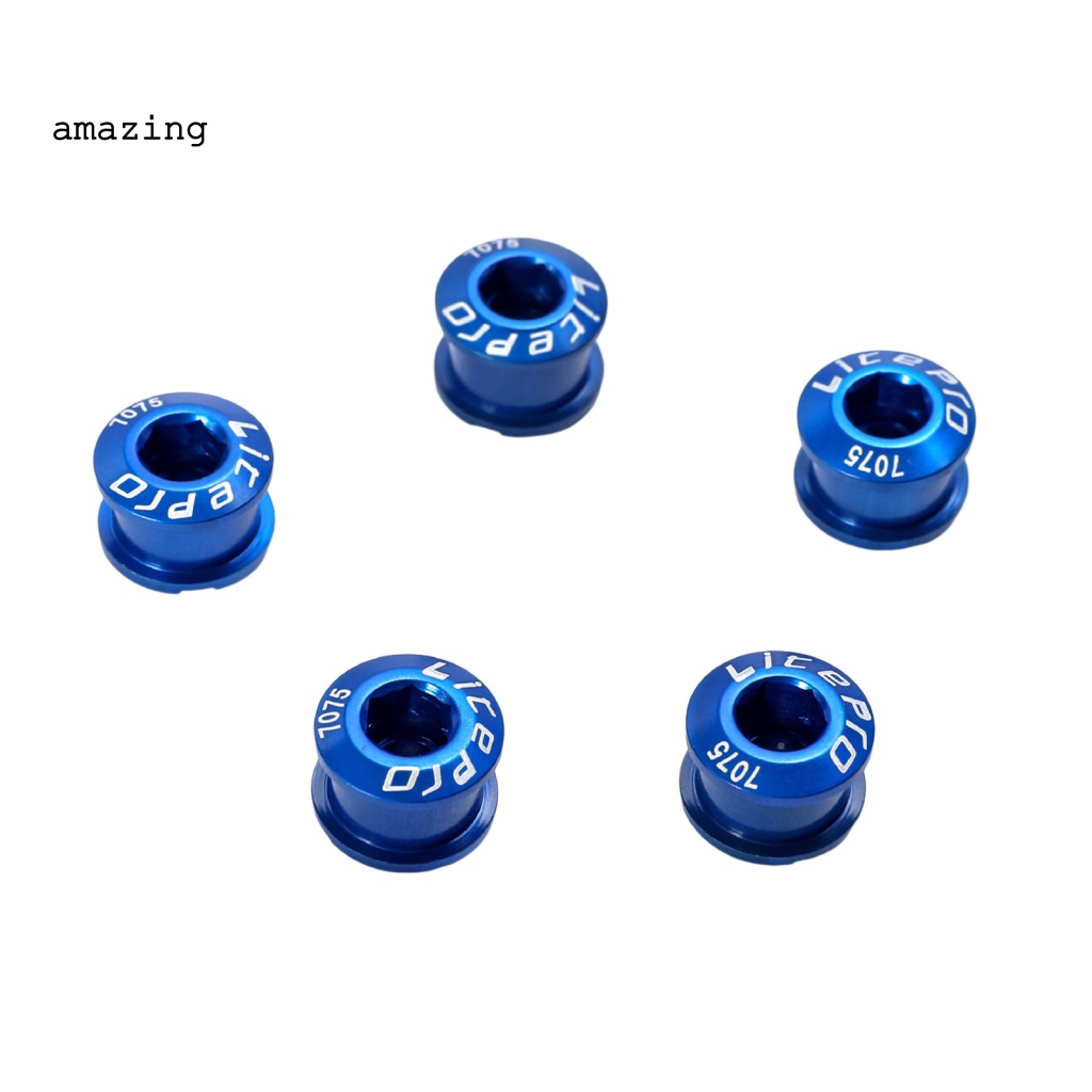 Set 5 Ốc Vít Bánh Xích Xe Đạp CNC Chất Lượng Cao