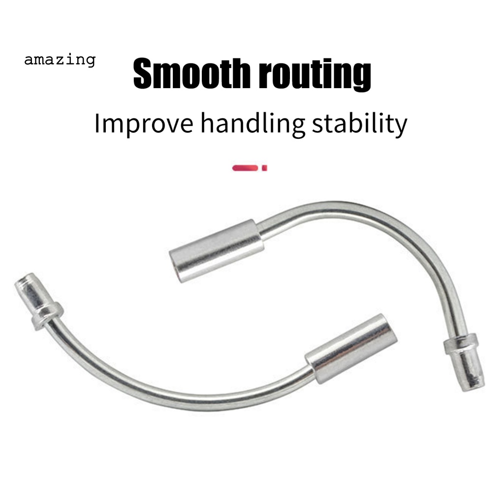 Bộ 4 Ống Phanh Xe Đạp Hình Chữ V Màu Bạc Màu Sắc Tiện Dụng